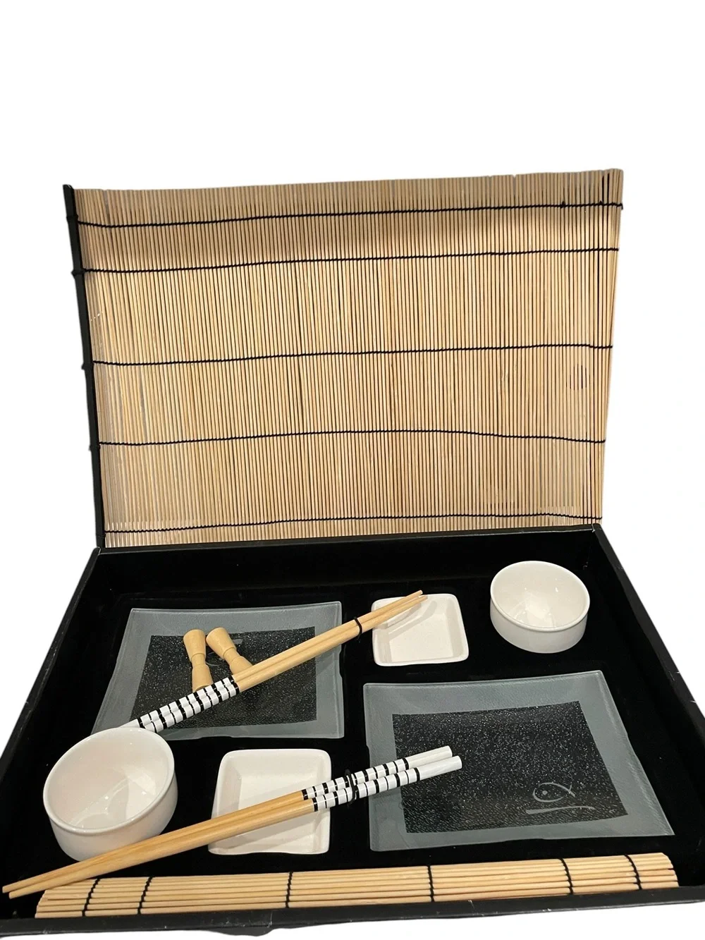 🍣 NEW Japanese Sushi Serving Set – Complete Dining Set 🍣